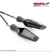 Koso MARS LED | Indicator Lights - black/clear
