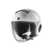 Shark Nano Blank Helmet (White) [Size: S]