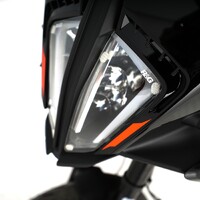 R&G Racing Headlight Shield To Suit KTM 790 Adventure '19-, 890 Adventure '20-'22, 390 Adventure '20- & 890 SMT '23-
