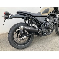 Miller Raptor II | Slip-On Exhaust To Suit Honda CL 500 (Tapered, high-gloss polished)