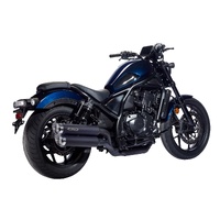 Miller Stormbreaker | Slip-On Exhaust To Suit Honda CMX 1100 Rebel (SlashCut, high-gloss polished)