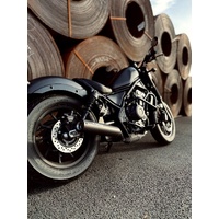 Miller Custom II | Slip-On Exhaust To Suit Honda CMX 500 Rebel (Standard, high-gloss polished)