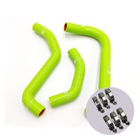 Eazi-Grip Silicone Hose And Clip Kit To Suit Kawasaki ZX-10R (2021 - Onwards) - Green