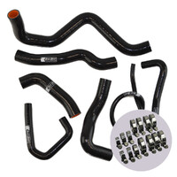 Eazi-Grip Silicone Hose and Clip Kit for Kawasaki ZX-6R 2009 - 2021  black