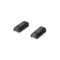 SW-Motech BLAZE saddlebag mounting set. With base and plug. No supports. Black. (HTA.00.740.10000/B)