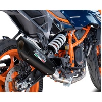 GPR Exhaust To Suit Husqvarna Vitpilen 250 2024-2025, GP-Revo Black Titanium, Homologated legal slip-on exhaust including removable db killer and link