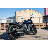 Miller Yuma III SCT | Slip-On Exhaust To Suit Indian Scout, Scout Bobber, Scout Bobber Twenty (Standard, high-gloss polished)