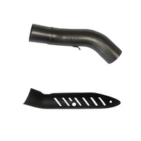 Termignoni Kawasaki Z900 17-20 Link Pipe + Heat Shield