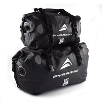 Pyramid Waterproof Motorcycle Duffle Bag Bundle | Black | 20L + 40L