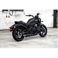 Miller Amplifire | Slip-On Exhaust To Suit Kawasaki Vulcan S (SlashCut, high-gloss polished)