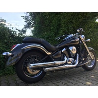 Miller Challenger | Slip-On Exhaust To Suit Kawasaki VN 900, VN 900 Classic (Standard, matt black)