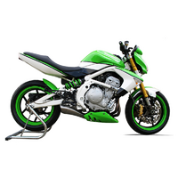 HP Corse Kawasaki ER-6N/ER-RF 05-11 Hydroform Satin Exhaust