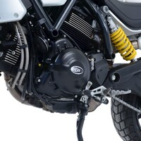R&G Racing Engine Case Covers - Pair -(mechanical clutch only) To Suit Ducati Scrambler 1100 '18-