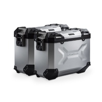 SW-Motech TRAX ADV Aluminium Case System -Silver. 37/37 l. Honda CB500X, CB500F, CBR500R.(KFT.01.400.70001/S)