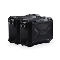 SW-Motech TRAX ADV Aluminium Case System -Black. 37/37 l. Honda Crosstourer (11-).(KFT.01.660.70000/B)