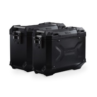 SW-Motech TRAX ADV Aluminium Case System -Black. 45/37 l. BMW F750GS, F850GS/Adv (17-).(KFT.07.897.70000/B)