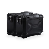 SW-Motech TRAX ADV Aluminium Case System - Black. 37/37L. Royal Enfield Himalayan 450 (23-). (KFT.41.620.70000/B)