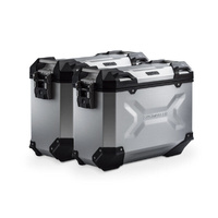 SW-Motech TRAX ADV Aluminium Case System - Silver. 37/37L. Royal Enfield Himalayan 450 (23-). (KFT.41.620.70000/S)