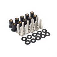 Pyramid M4 X 16 Screen Kit - Silver (Pack Of 10)