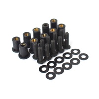 Pyramid M4 X 16 Screen Kit - Black (Pack Of 10)