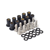 Pyramid M5 X 16 Screen Kit - Silver (Pack Of 10)