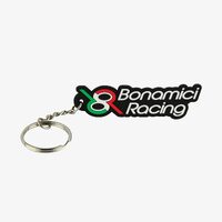 Bonamici Racing Rubber Key Ring