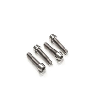 CNC Racing Screws set front axle clamp M6x25 (4 pcs) - Titanium