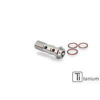 CNC Racing Oil hose double banjo screw M10x1.0 - Titanium