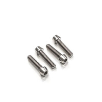 CNC Racing Screws set handle bar clamp M8x35 (4 pcs) - Titanium