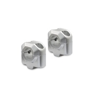 SW-Motech Bar Riser For 22mm Handlebars H=25 mm. Silver.(LEH.00.039.22001.25/S)