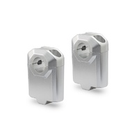 SW-Motech Bar Riser For 22mm Handlebars H=50 mm. Silver. (LEH.00.039.22001.50/S)