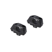 SW-Motech Bar back variable for diam28 handlebars. H=28mm. Back 5/10/15/20/25/30 mm. Black. (LEH.00.039.31000/B)