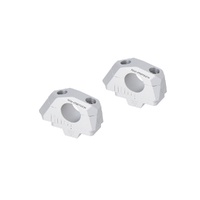 SW-Motech Bar back variable for diam28 handlebars. H=28mm. Back 5/10/15/20/25/30 mm. Silver. (LEH.00.039.31000/S)