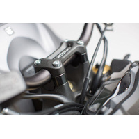 SW-Motech Bar riser. H=20 mm. Black. Suzuki GSX-S 1000/ F/ SK (15-). (LEH.05.039.10001/B)