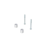 SW-Motech Bar riser. H=30 mm. Silver. Triumph Tiger 1200 (22-). (LEH.11.039.10500/S)