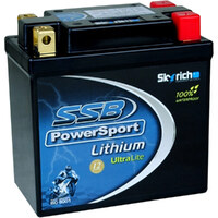 SSB PowerSport Lithium Battery - Ultralight (LFP12Q-B)