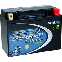 SSB PowerSport Lithium Battery - Ultralight (- +) - Use 4-LFP20HQ-BS (LFP20HL-BS)