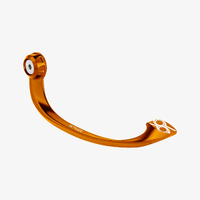 Bonamici Racing Aluminium lever protection EVO RH side - ORANGE (without adaptor)
