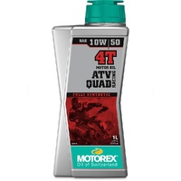Motorex ATV Quad Racing 4T 10W50 - 1 Litre (12) (MATVQR4T1)