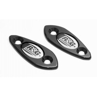 R&G Racing Mirror Blanking Plates To Suit Kawasaki 2009/2010 ZX6R '09-'12