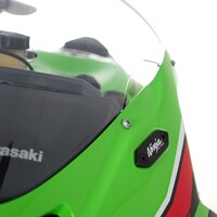 R&G Racing Mirror Blanking Plates To Suit Kawasaki Ninja 7 Hev '24-, Ninja 300/250 '13-, Ninja 400 '18-, Ninja 125 '19-, ZX6R 636 '13-, ZX-25R '20- & 