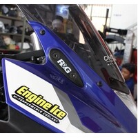 R&G Racing Mirror Blanking Plates To Suit Yamaha YZF-R25 '14-'18 and Yamaha YZF-R3 '15-'18 models