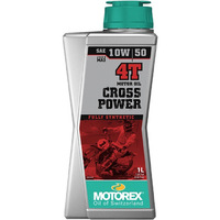 Motorex Cross Power 4T 10W50 Fully Synthetic Motor Oil - 1 Litre