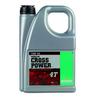 Motorex Cross Power 4T 10W50 Fully Synthetic Motor Oil - 4 Litre