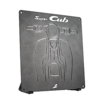 Pyramid Metal Plaque | Honda Super Cub