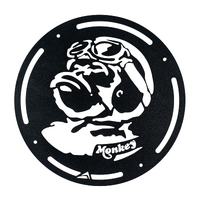 Pyramid Metal Plaque | Honda Monkey Emblem