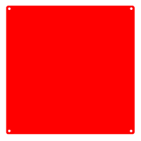 Pyramid Acrylic Colour Backing Sheet | Red