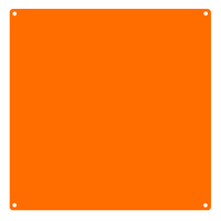 Pyramid Acrylic Colour Backing Sheet | Orange