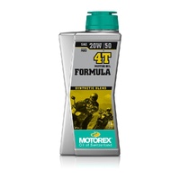 Motorex Formula 4T 20W50 - 1 Litre (10) (MF4T20501)