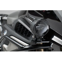 SW-Motech Light mounts f. orig. BMW fog lights. Black. BMW R 1200 GS (12-18), R 1250 GS (21-). (NSW.07.004.20000/B)